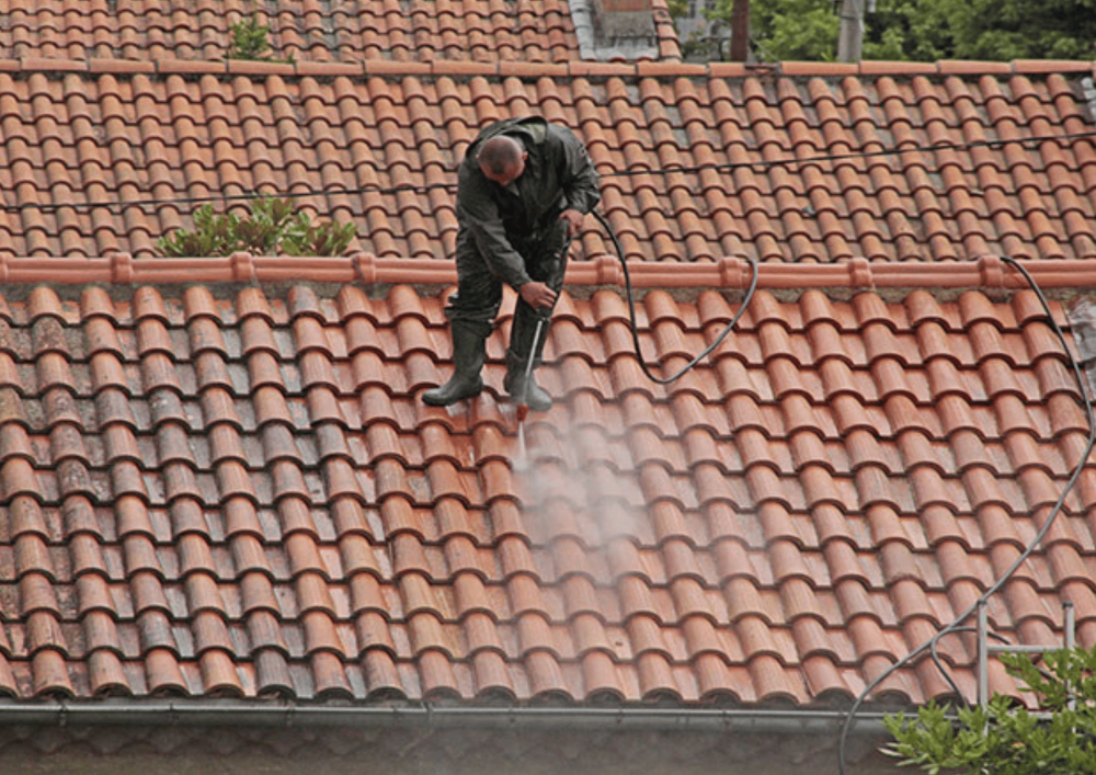 Démoussage à Béziers.