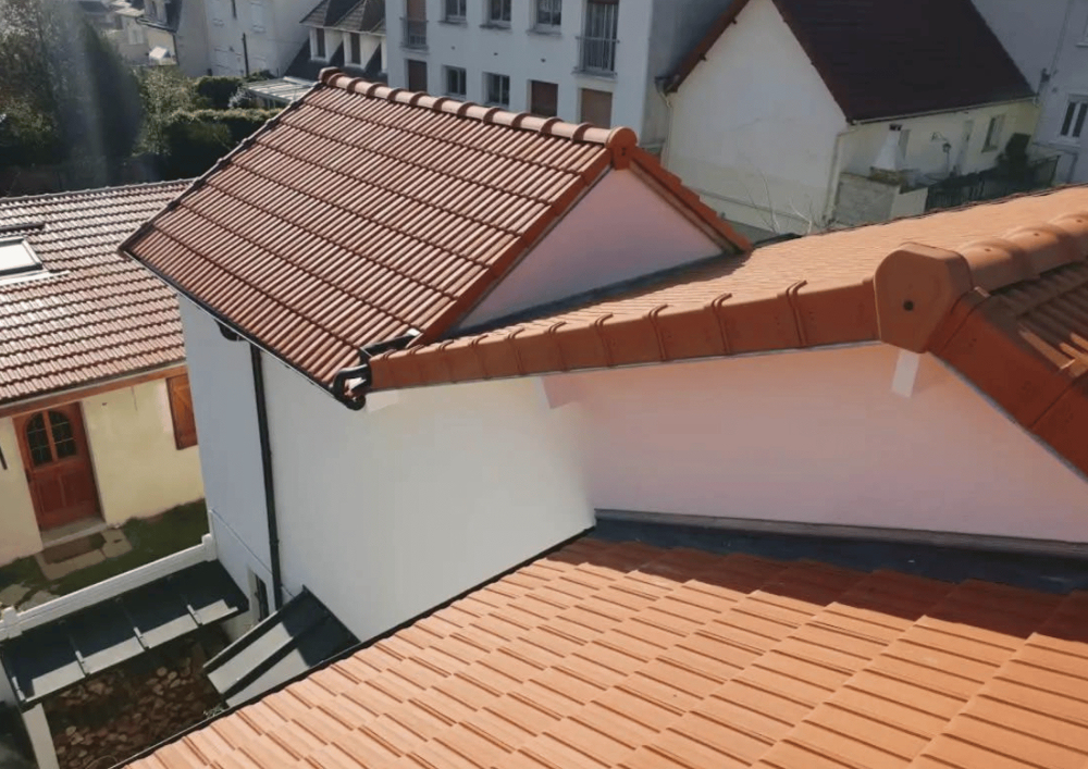 Pose de toiture par notre entreprise.